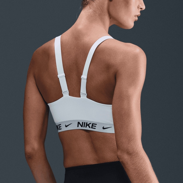 Nike Indy Crew Reggiseno Sportivo - White/Black