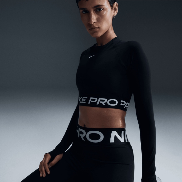 Nike Pro Dri-FIT Maglia - Black/White
