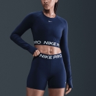 Nike Pro Dri-FIT Maglia - Midnight Navy/White