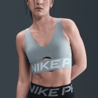 Nike Indy Plunge Reggiseno Sportivo - Cannon/Jade Ice/White