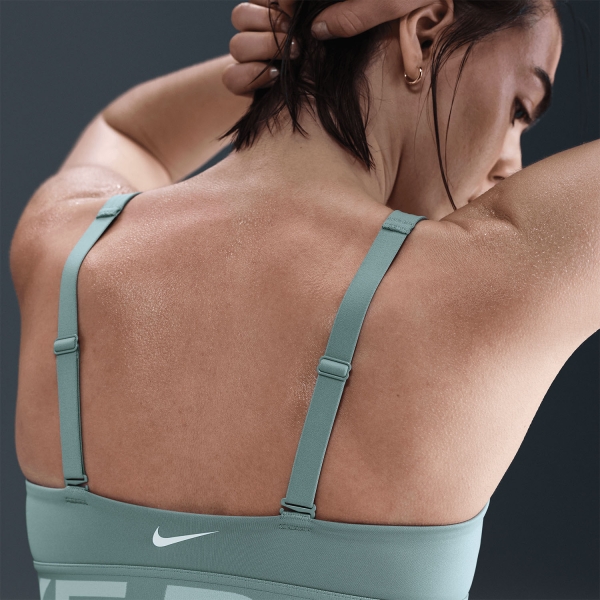 Nike Indy Plunge Reggiseno Sportivo - Cannon/Jade Ice/White