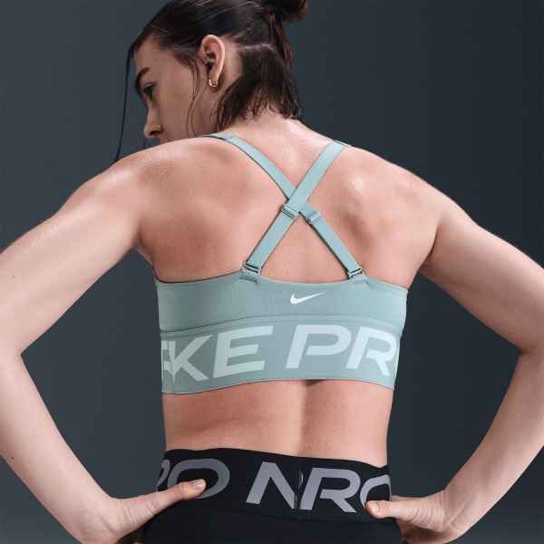 Nike Indy Plunge Reggiseno Sportivo - Cannon/Jade Ice/White