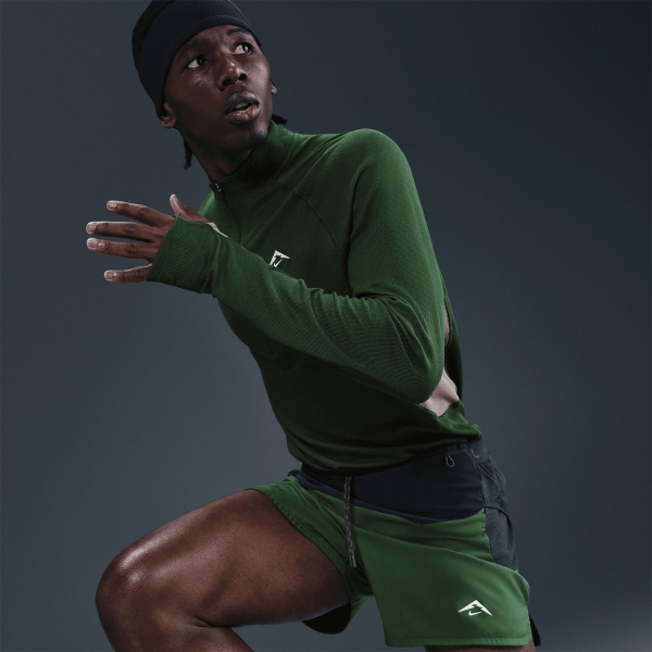 Nike Dri-FIT ADV Second Sunrise 5in Shorts - Fir/Obsidian/Ochre/Summit White