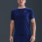 Nike Miler Breathe Maglietta - Blue Void/Reflective Silver