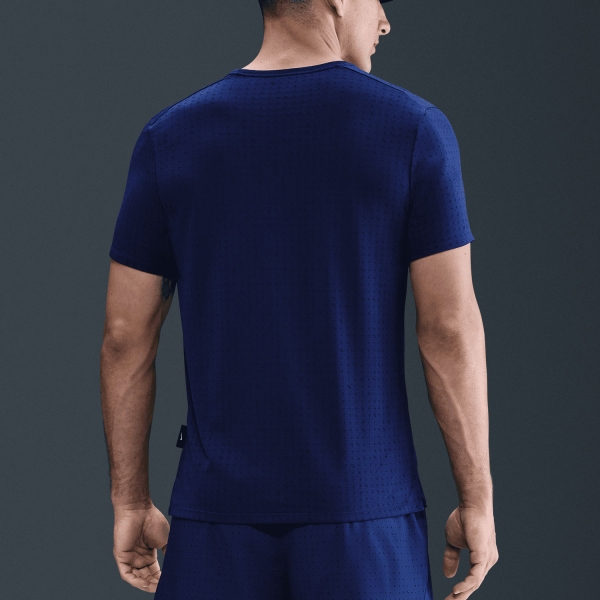 Nike Miler Breathe Maglietta - Blue Void/Reflective Silver