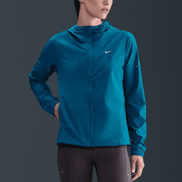 Giacca Running Donna Nike Swift Giacca  Green Abyss/Reflective Silver HQ0650301