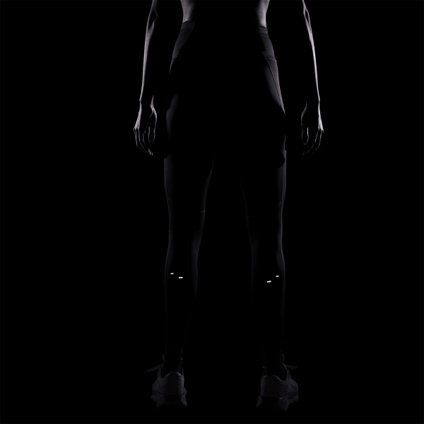 Nike Dri-FIT Tempo Swoosh 7/8 Tights - Black/Reflective Silver/White