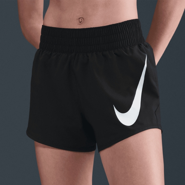 Pantaloncini Running Donna Nike One Swoosh 3in Pantaloncini  Black/White HV2616010
