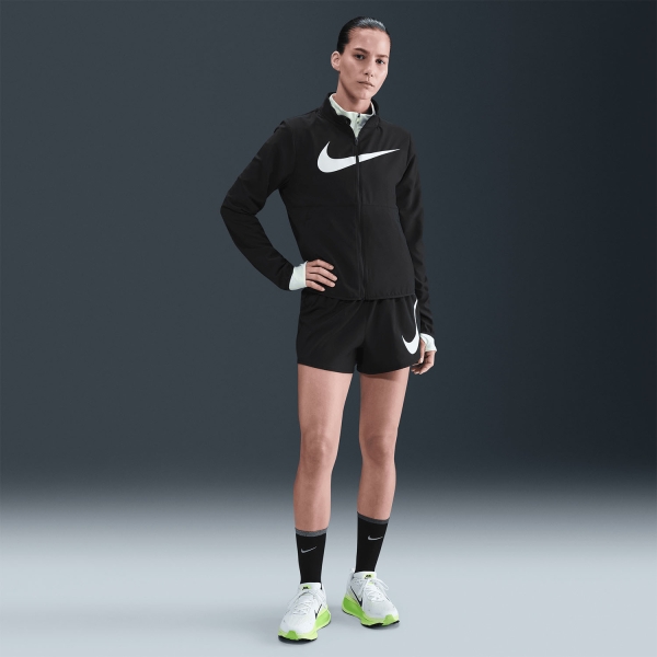 Nike One Swoosh 3in Pantaloncini - Black/White