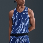Nike Dri-FIT ADV AeroSwift Canotta - Coastal Blue/White