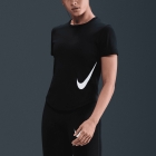 Nike Tempo Swoosh Maglietta - Black/White