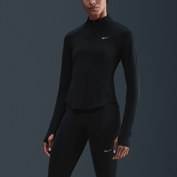 Maglia Running Donna Nike Tempo Swoosh Maglia  Black/White HV2842010