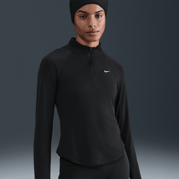 Nike Tempo Swoosh Maglia - Black/White