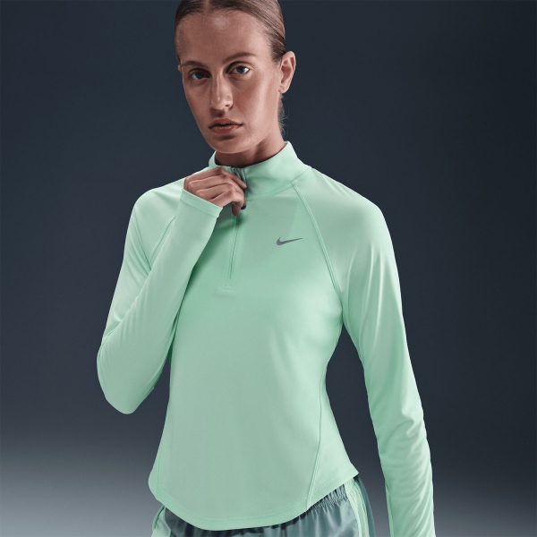 Nike Tempo Swoosh Maglia - Mint Foam/White
