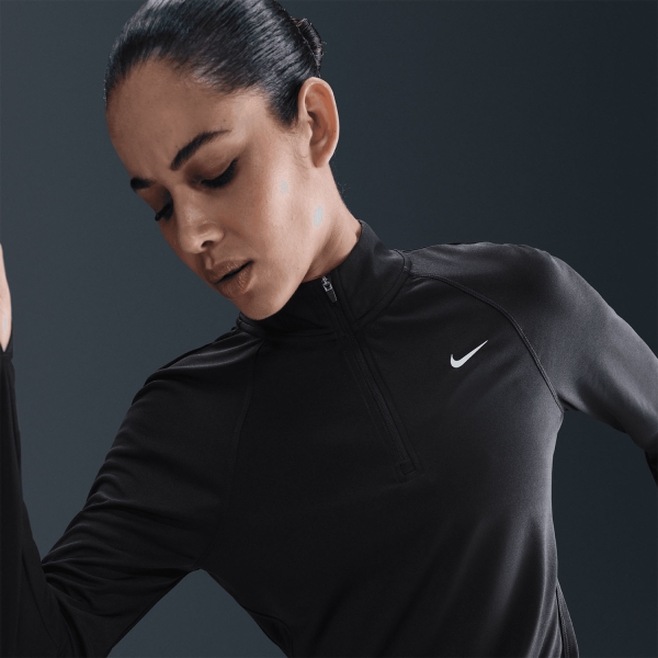 Nike Tempo Dri-FIT Maglia - Black/Reflective Silver
