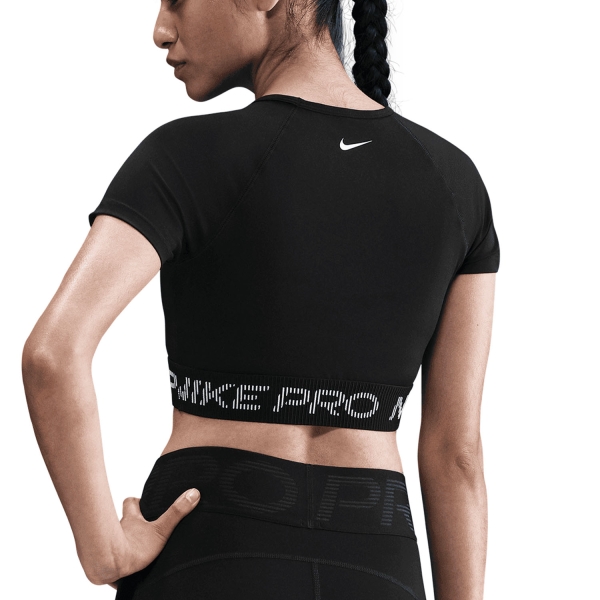 Nike Pro Dri-FIT Maglietta - Black/White
