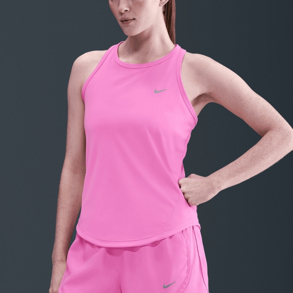 Canotta Running Donna Nike Tempo DriFIT Canotta  Playful Pink/Reflective Silver HV3809675