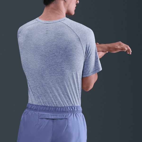 Nike Dri-FIT ADV Stride Maglietta - World Indigo/Heather/Reflective Silver