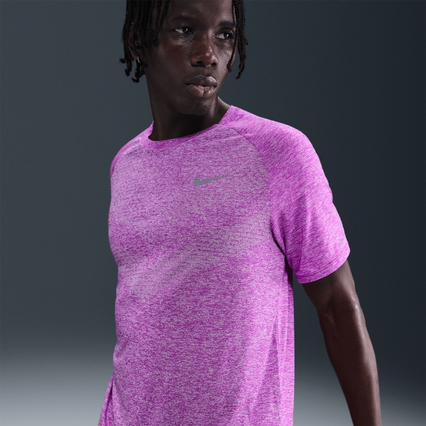 Nike Dri-FIT ADV Stride Maglietta - Vivid Purple/Heather/Reflective Silver