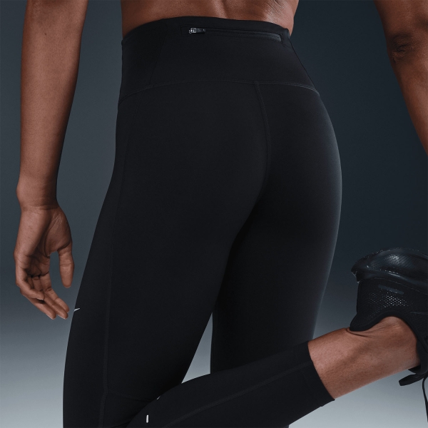 Nike Dri-FIT Tempo 7/8 Tights - Black/Reflective Silver