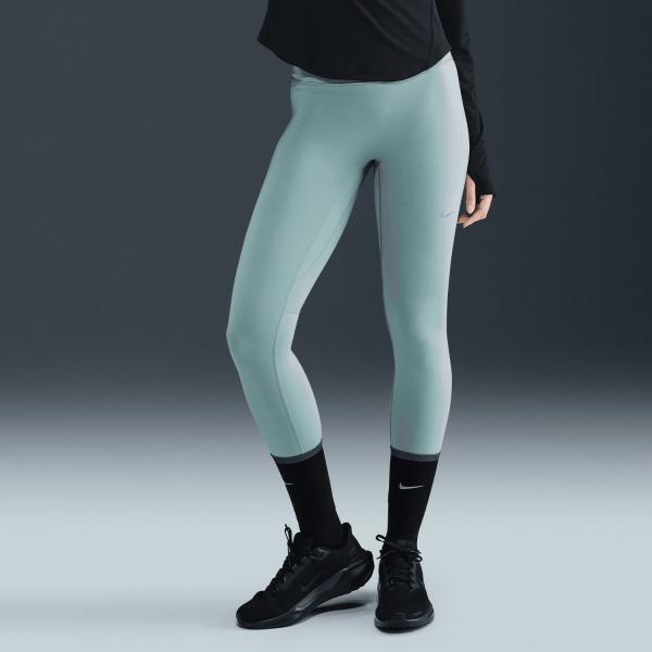 Tights Running Donna Nike nike DriFIT Tempo 7/8 Tights  Cannon/Reflective Silver HV8170017