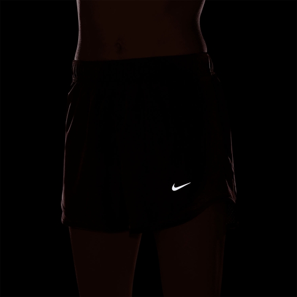 Nike Tempo 3in Pantaloncini - Burgundy Crush/Reflective Silver