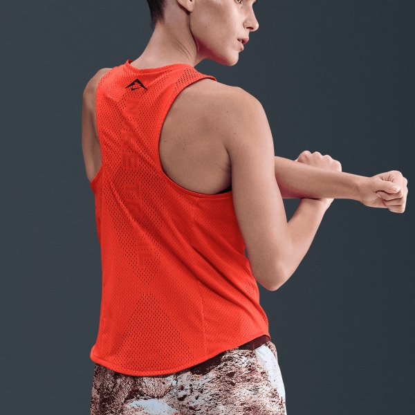 Nike Trail Dri-FIT ADV Canotta - Picante Red/Black
