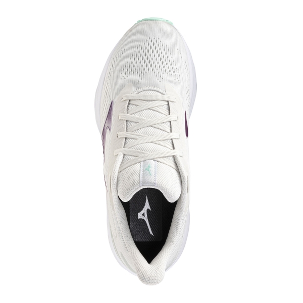 Mizuno Wave Serene 2 - Snow White/Dark Purple/Ice Green