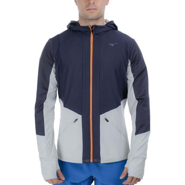 Giacca Running Uomo Mizuno Active Warmalite Hybrid Giacca  Baritone Blue J2GCC50111