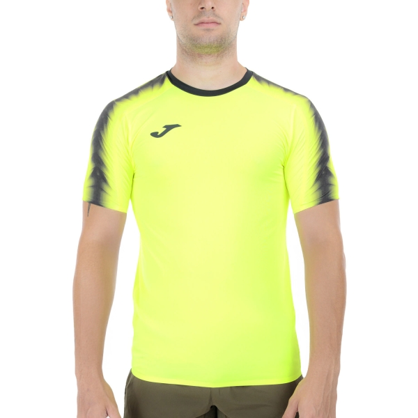 Maglietta Running Uomo Joma Elite XI Graphic Maglietta  Fluor Yellow/Black 104510.061