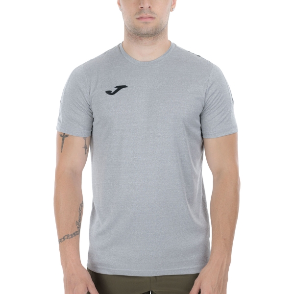 Maglietta Running Uomo Joma Olimpiada Maglietta  Melange Grey/Black 103245.251