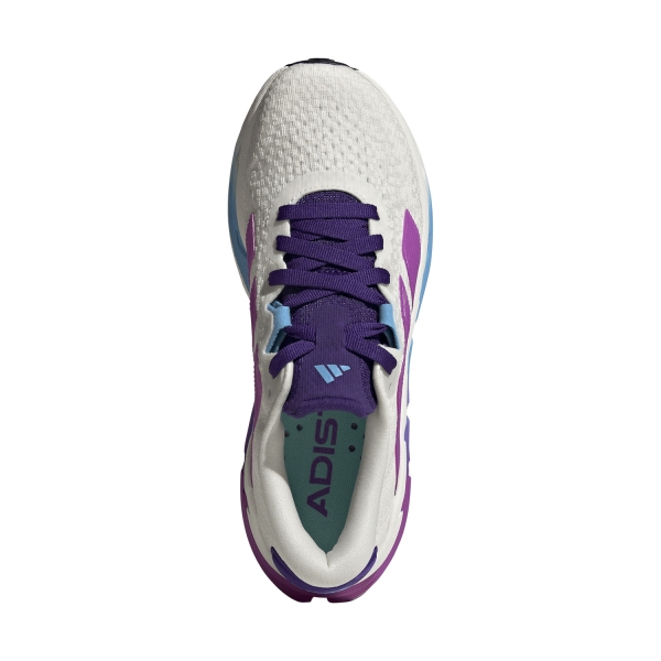 adidas Adistar 4 - Core White/Purple Burst/Semi Blue Burst