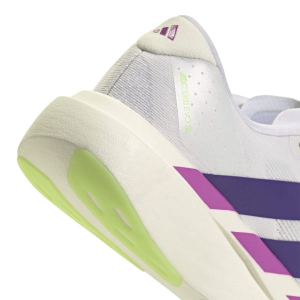 adidas adizero Evo SL - FTWR White/Collegiate Purple/Purple Burst