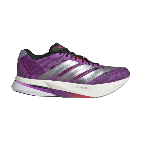 Scarpe Running Performance Uomo adidas adizero Boston 13  Purple Burst/Silver Metallic/Lucid Red JS4943