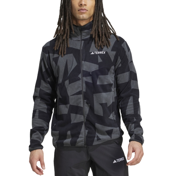 Giacche e Maglie Outdoor Uomo adidas Terrex Multi Printed Giacca  Black/Carbon JY4814