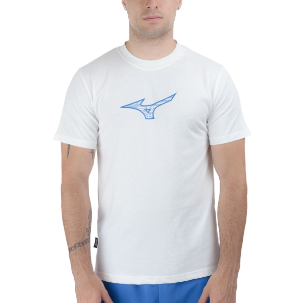 Maglietta Training Uomo Mizuno Athletics Maglietta  Snow White K2GAC50101