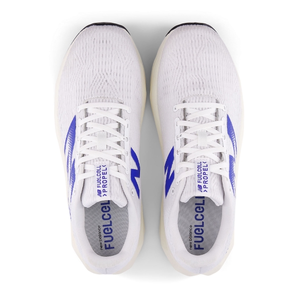New Balance Fuelcell Propel v5 - White/Blue Gemstone/Angora