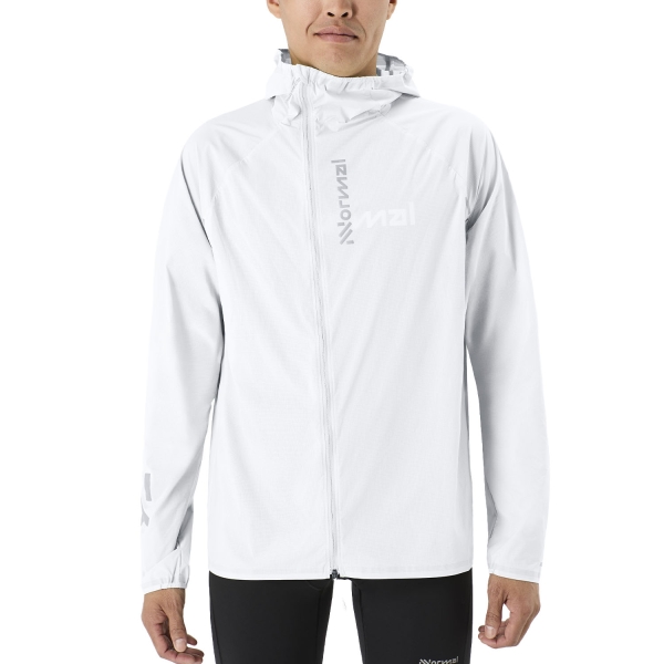 Chaquetas Trail Running Hombre NNormal Trail Wind Chaqueta  White N1CMWJ1001