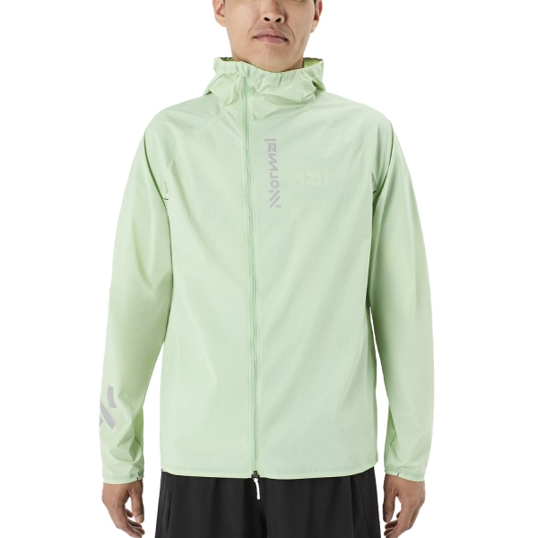 Chaquetas Trail Running Hombre NNormal Trail Wind Chaqueta  Light Green N1CMWJ1002