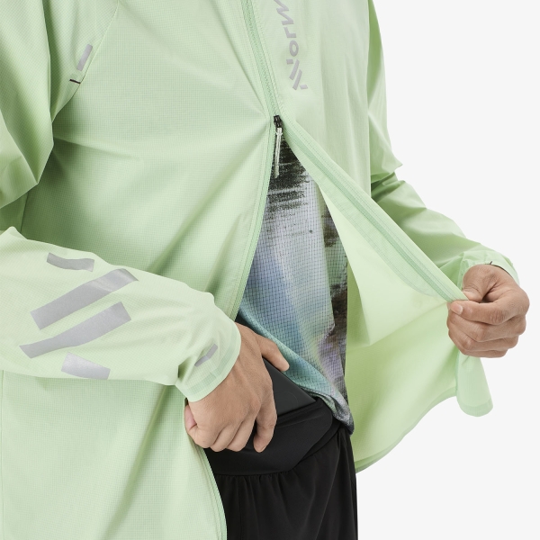 NNormal Trail Wind Chaqueta - Light Green