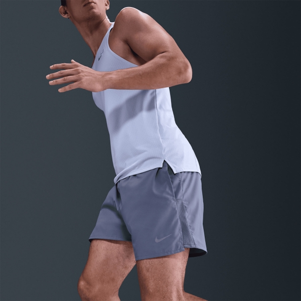 Nike Challenger 2 in 1 5in Pantaloncini - World Indigo/Reflective Silver
