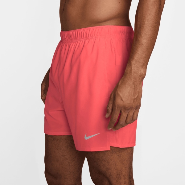 Nike Challenger 2 in 1 5in Shorts - Bright Crimson/Reflective Silver