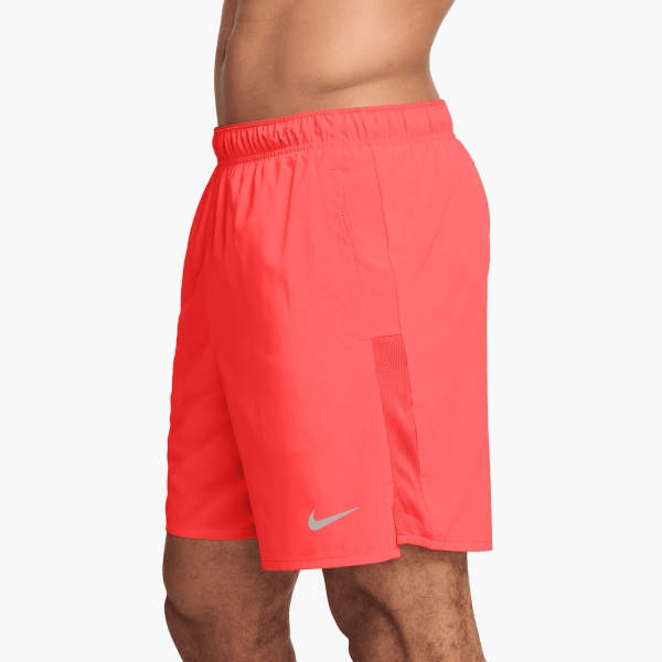 Nike Challenger Logo 7in Pantaloncini - Bright Crimson/Reflective Silver