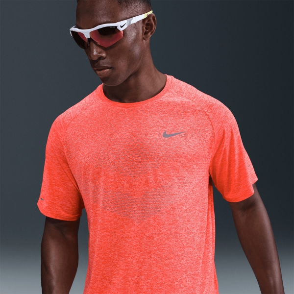 Nike Dri-FIT ADV Stride Maglietta - Bright Crimson/Heather/Reflective Silver