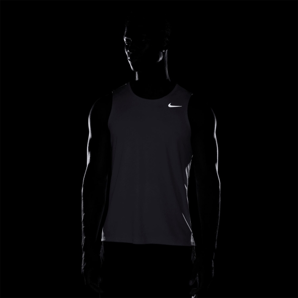 Nike Dri-FIT Miler Run Canotta - Ghost/Reflective Silver