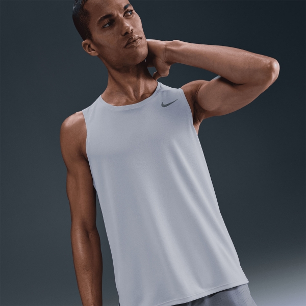 Nike Dri-FIT Miler Run Canotta - Ghost/Reflective Silver