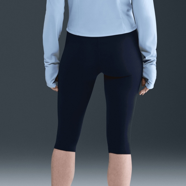 Nike Dri-FIT One 3/4 Tights - Midnight Navy/White