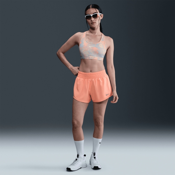 Nike Dri-FIT One 3in Pantaloncini - Apricot Agate/Reflective Silver