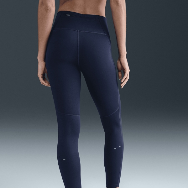 Nike Dri-FIT Tempo 7/8 Tights - Midnight Navy/Reflective Silver