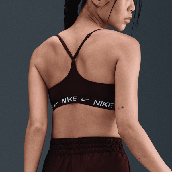 Nike Indy Reggiseno Sportivo - Burgundy Crush/White